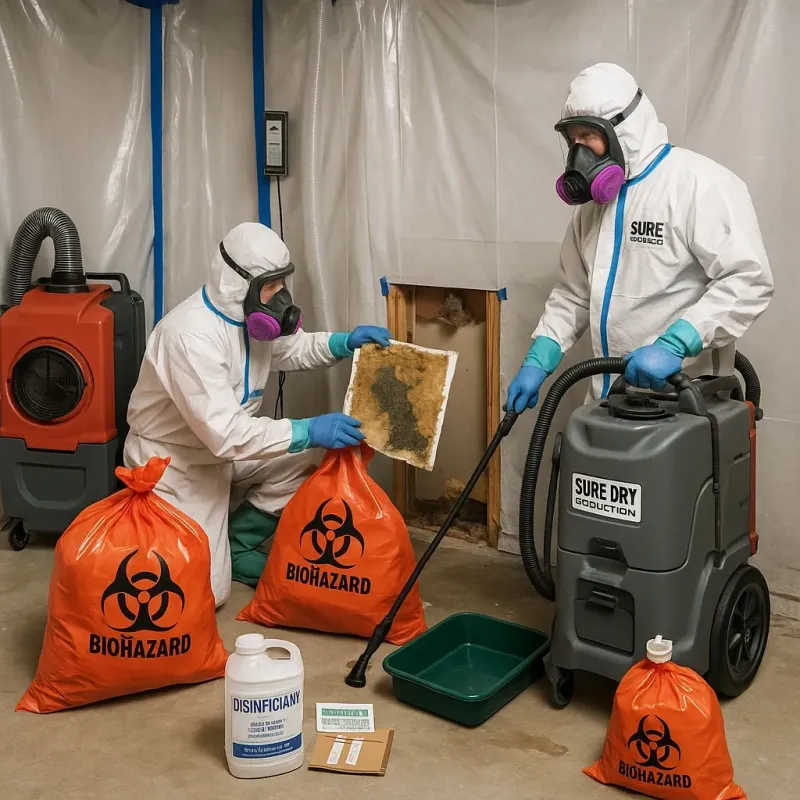 Contaminated Water Handling Protocols process in Chackbay, LA